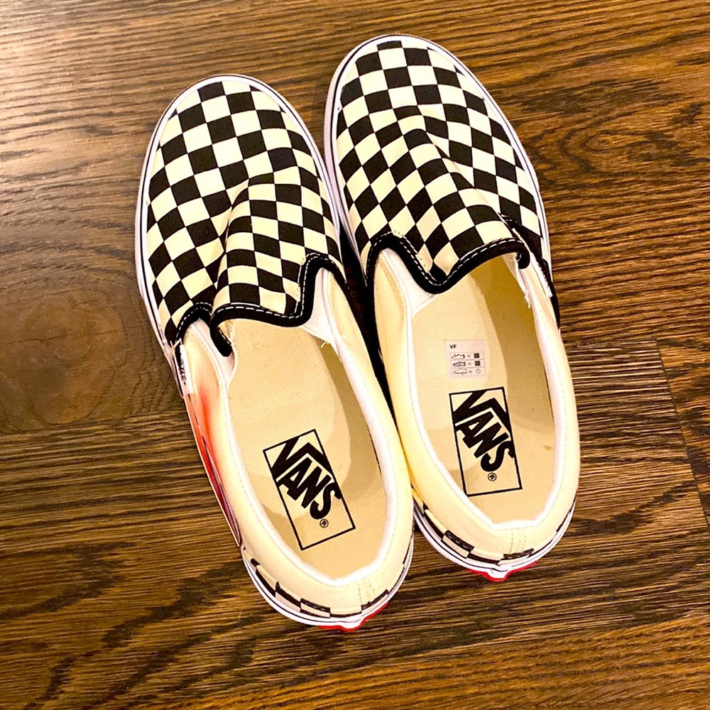 Vans NWOT old school checkerboard